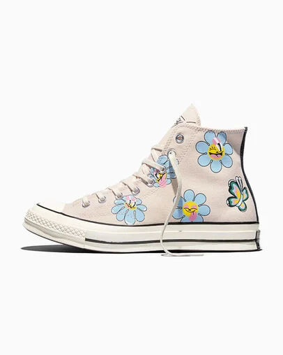 Hattie Stewart X Converse X Marc Jacobs Chuck 70 Natural Ivory/Sky Blue, Inner Side View