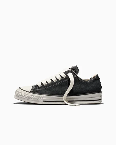 Chuck Taylor Throwback Distressed Studs Black/Silver/White, Inner Side View