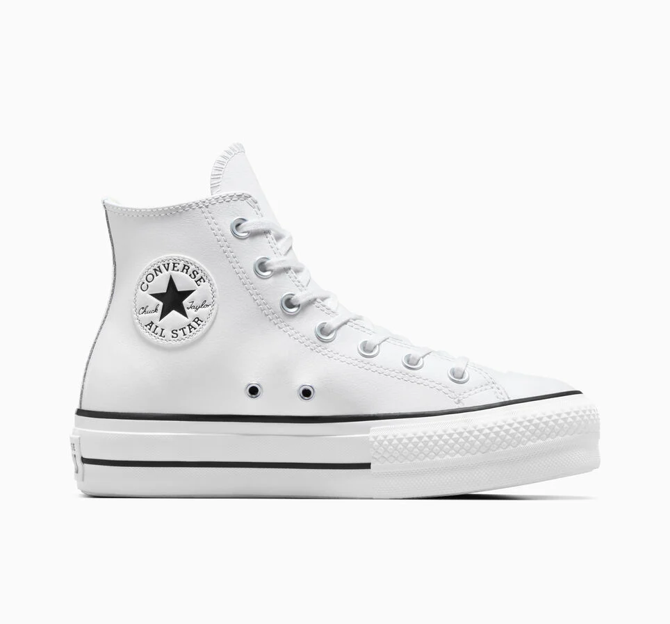Chuck Taylor All Star Leather Platform White/Black/White
