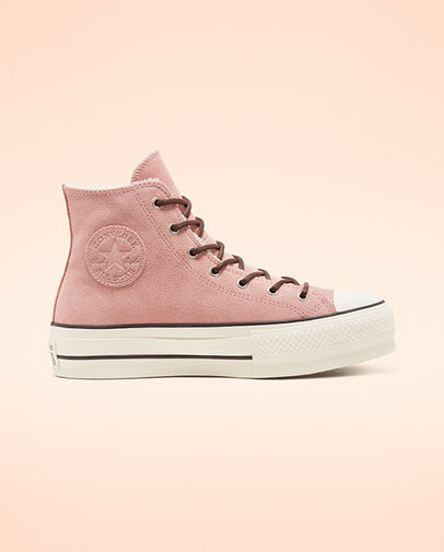 Sherpa Chuck Taylor All Star Platform Rust Pink/Egret/Black