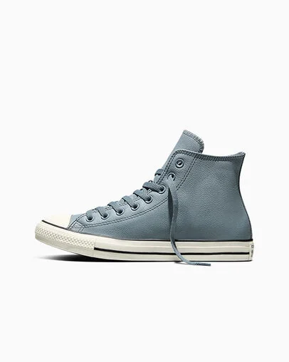 Chuck Taylor All Star Leather Grey New World/Egret/Black, Inner Side View
