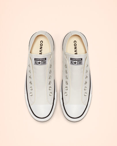 Chuck Taylor All Star Leather Slip Mouse/White/Black