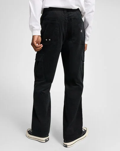 Harbor Cargo Pants Converse Black, Full Body View