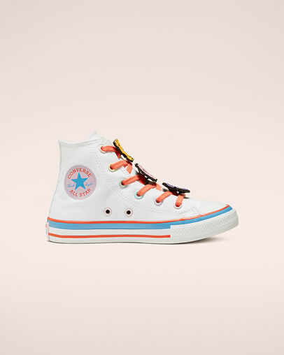 Converse x Millie Bobby Brown Chuck Taylor All Star White/Mandarin Red/Marina