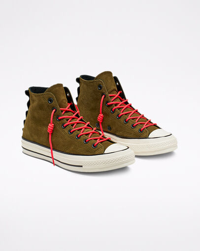 Nubuck Leather Chuck 70 Surplus Olive/Black/Bright