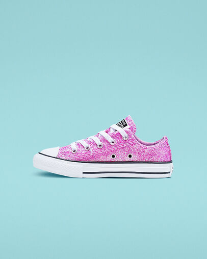 Coated Glitter Chuck Taylor All Star Lilac Mist/Black/White