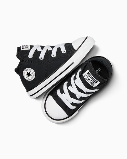 Chuck Taylor All Star Madison Easy-On Black/White/Black, Angled View