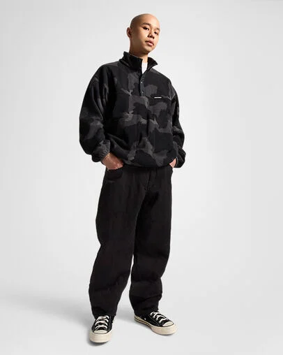 Fleece Popover Art Camo, Back View