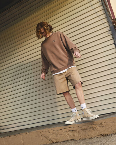 Chuck 70 Seasonal Color Oat Milk/Egret/Black, Detail Angle View