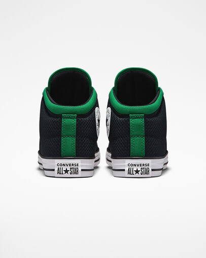 Chuck Taylor All Star High Street Retro Sport Black/Green/White, Heel View