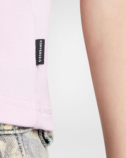 Cropped T-Shirt Summit Pink, Detail View