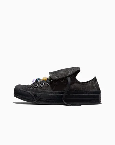 Converse x Collina Strada Chuck 70 Black/Black/Black, Inner Side View