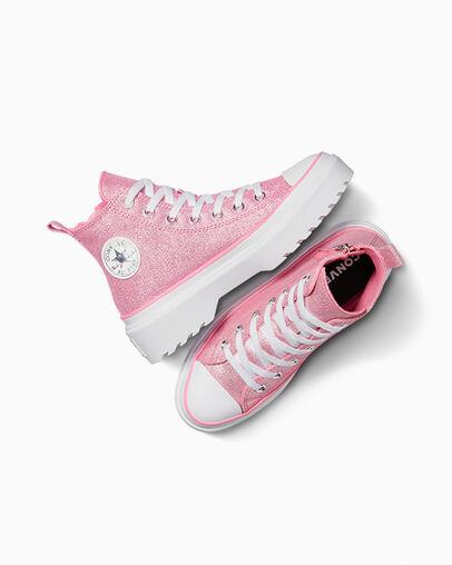 Chuck Taylor All Star Lugged Lift Platform Prism Glitter Big Kids