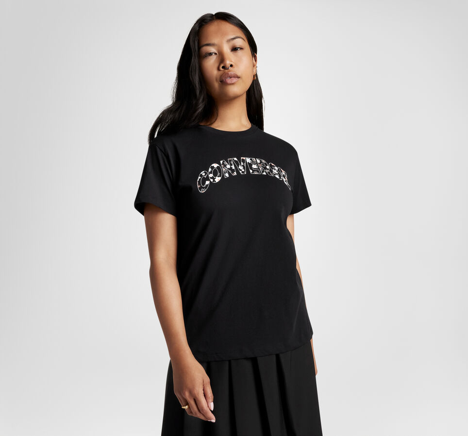 Relaxed Floral T-Shirt Total Eclipse