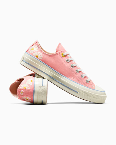 Chuck 70 Daisy Pink Phase/Egret/Cloudy Daze Grey, Detail Angle View