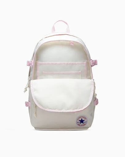 Straight Edge Backpack Egret, Detail View