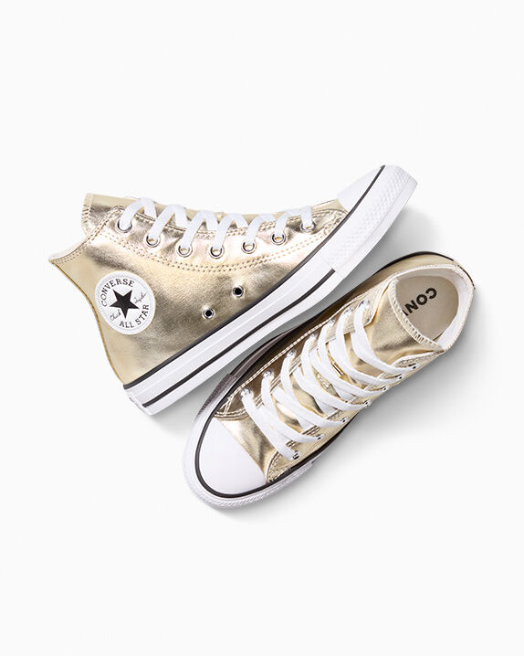 Chuck Taylor All Star Metallic Unisex High Top Shoe. Converse.com