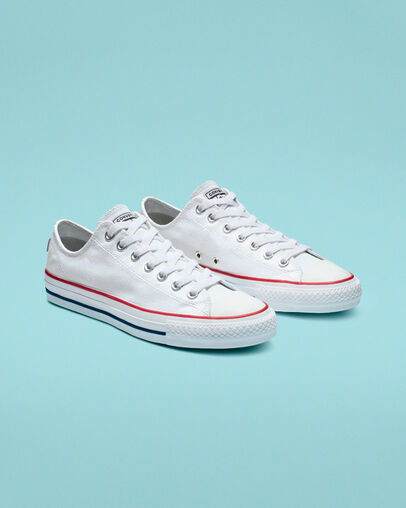 CTAS Pro Low Top White/Red/Insignia Blue