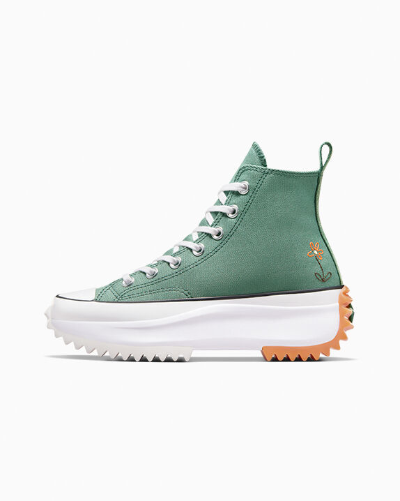 Run Star Hike Platform Little Flowers Unisex High Top Shoe