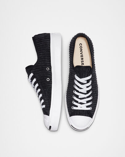 Jack Purcell Wide Wale Cord Low Top Black/White/Black