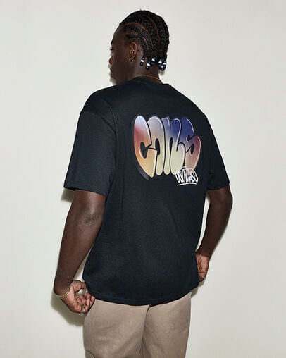 CONS Grafitti Loose T-Shirt Converse Black, Detail View
