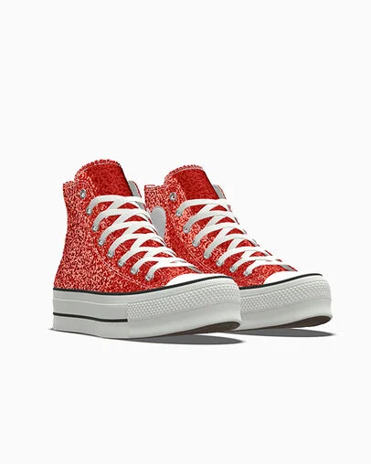 Custom Chuck Taylor All Star Lift Platform Glitter By You