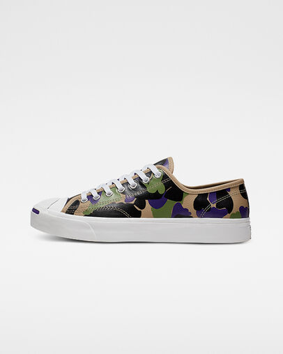 Leather Archive Prints Jack Purcell Black/Candied Ginger/Court Pur