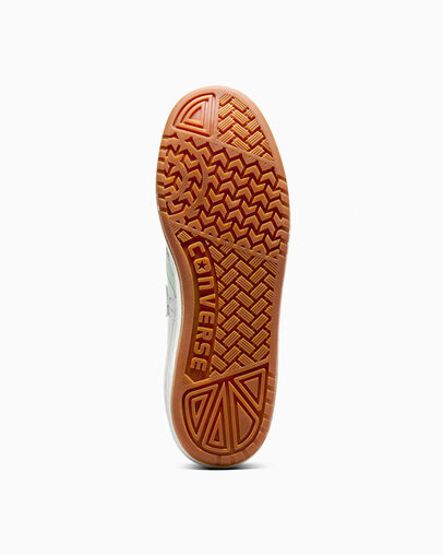 CONS Fastbreak Pro Leather & Nylon White/Sticky Aloe/Gum Honey, Outsole View