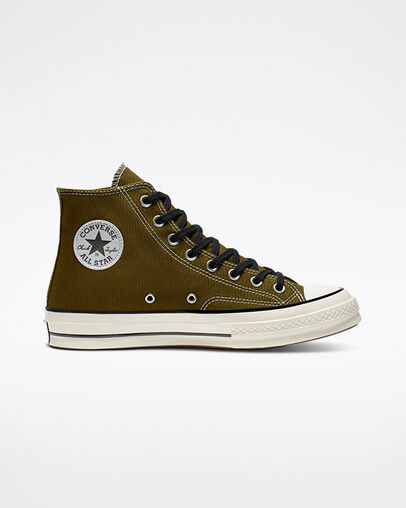 Vintage Canvas Chuck 70 Surplus Olive/Black/Egret