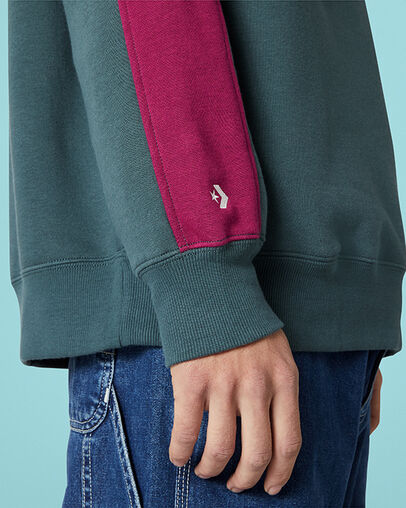 Wordmark Funnel Neck Faded Spruce