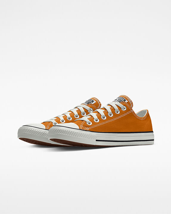 orange converse trainers