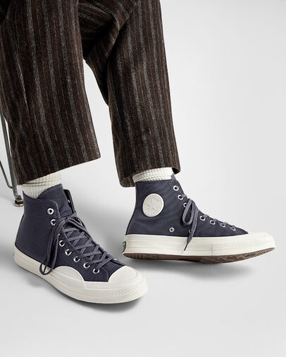 Chuck 70 Textured Plum Cove/Black/Egret, Reflective View