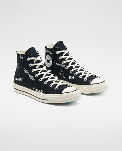 Wordmark Chuck 70 Black/White/Enamel Red