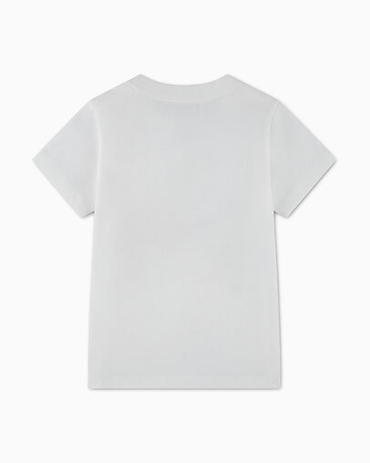 Leopard Chucks T-Shirt Vintage White, Back View