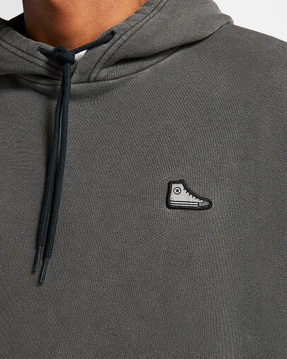 Converse Go-To Chuck 70 Loose Fit Pullover Hoodie Converse Black, Detail View