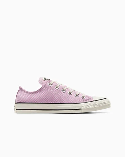 Chuck Taylor All Star Checkered Classic Amethyst/Egret/Black, Outer Side View