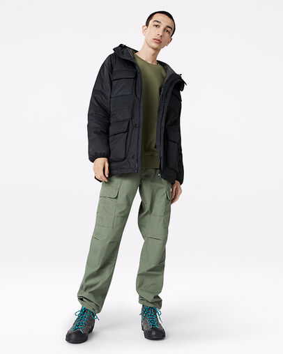 Down Utility Jacket Converse Black