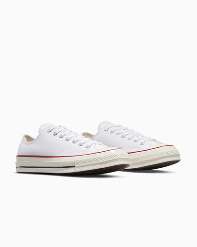 Chuck 70 Canvas White, Top and Side View