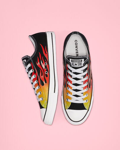 Archive Print Chuck Taylor All Star Black/Enamel Red/Fresh Yellow