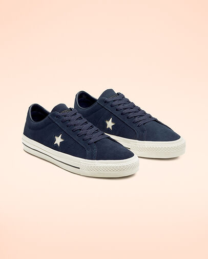 Suede CONS One Star Pro Dark Obsidian/Egret/Egret