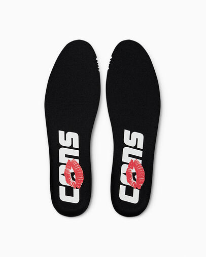 CONS Chuck Taylor All Star Pro Lips Black/White/Red, Detail Angle View