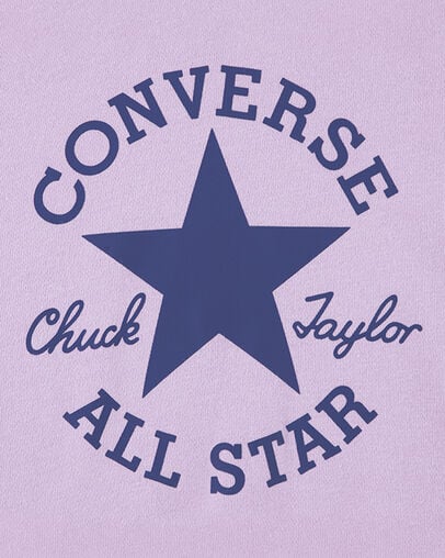 Chuck Patch Relaxed Hoodie Lavender Latte Purple