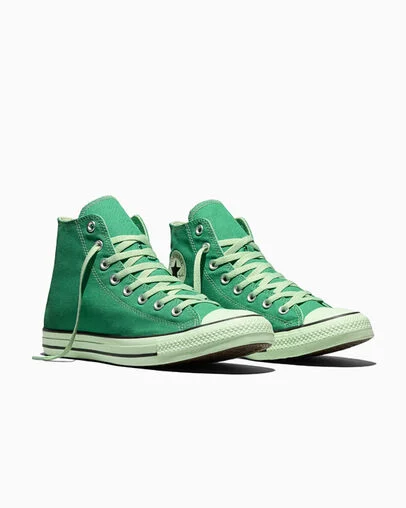 Chuck Taylor All Star Color Plus Green Means Go/Surplus Mint, Top and Side View