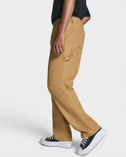 Relaxed Fit Painter Pants Honey Stick, Back View