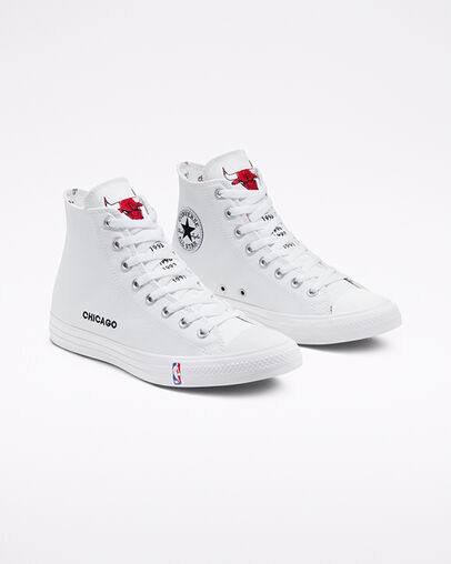 Chicago Bulls Converse x NBA Chuck Taylor All Star White/White/White