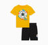 Chuck Taylor Patch Squiggle T-Shirt & Shorts Set Black
