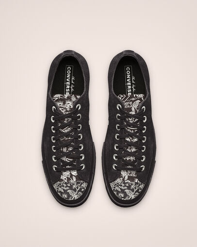 Custom Chinese New Year Chuck 70 Low Top black