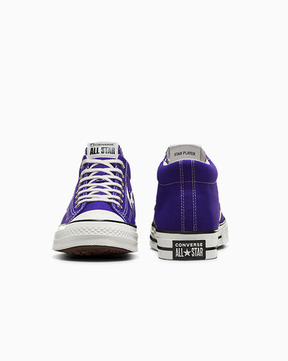 Star Player 76 Court Purple/Vintage White, Heel View
