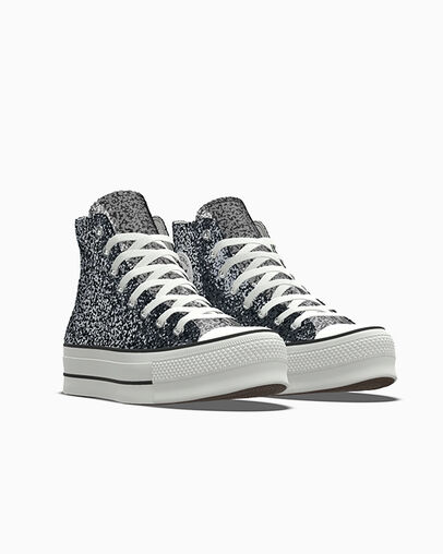 Custom Chuck Taylor All Star Lift Platform Glitter By You