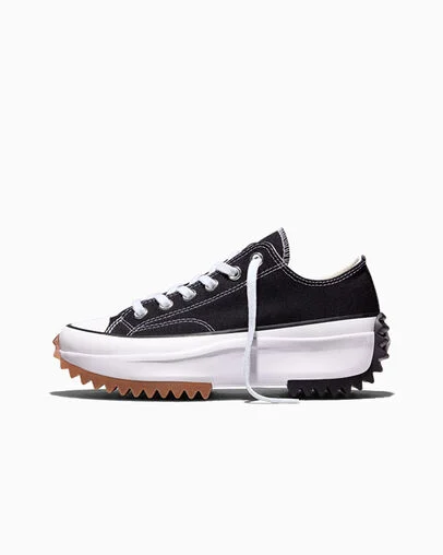 Run Star Hike Platform Canvas Black/White/Gum, Inner Side View